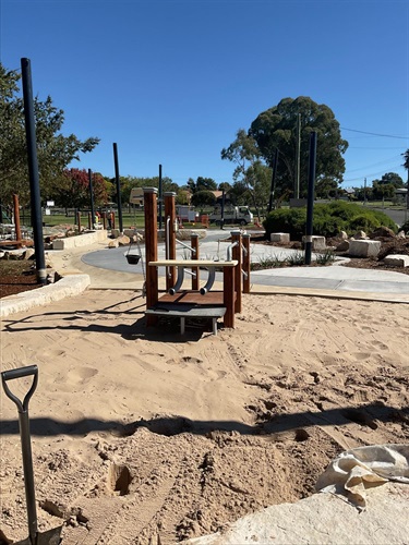 Water Play Space - April Construction